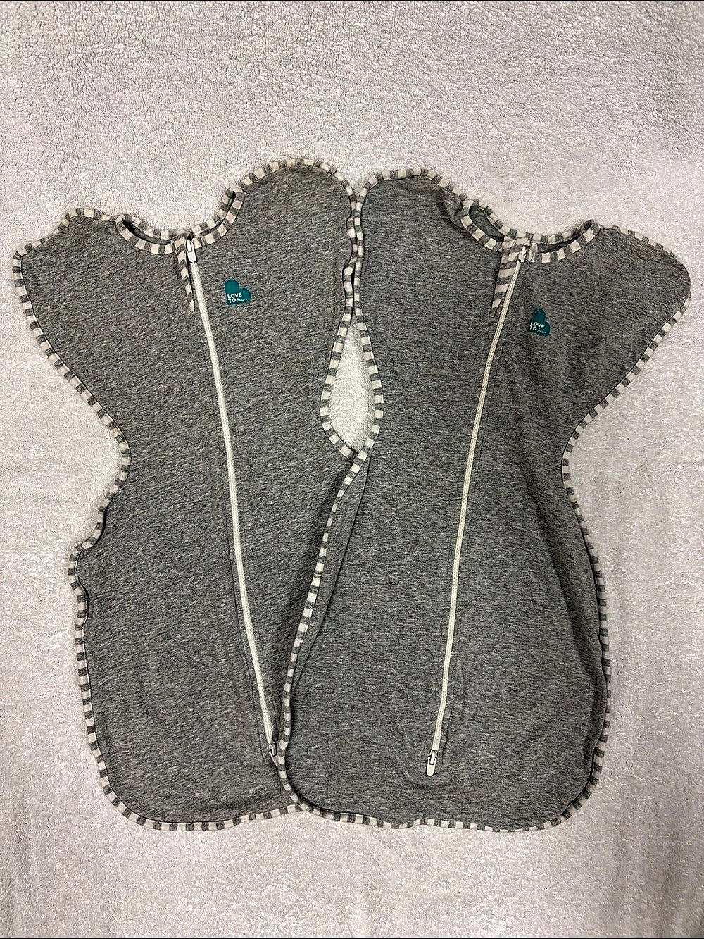 Love To Dream Swaddle Up Original 1.0 TOG Gray Baby Small set of 2